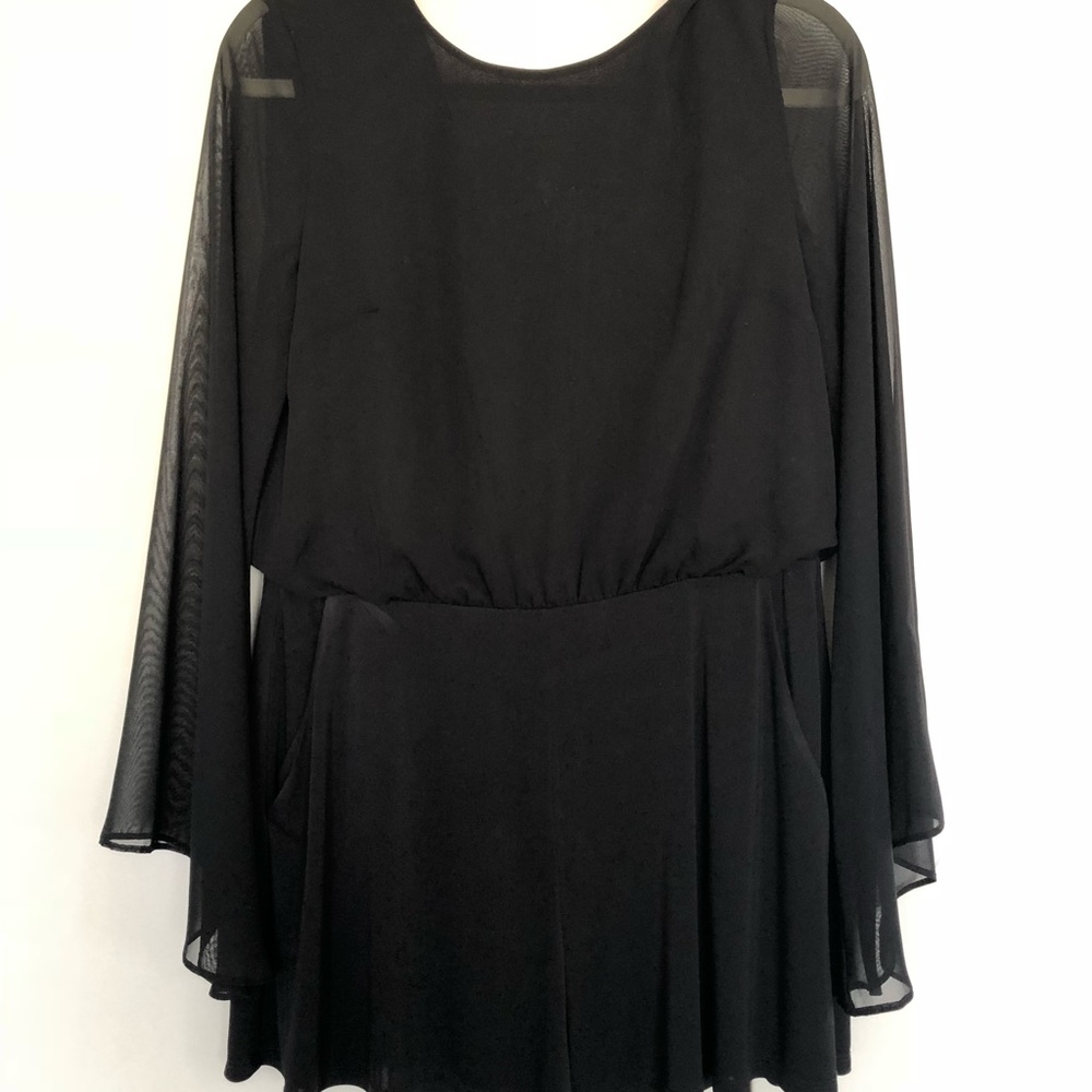 Topshop - Black romper, Size 8 **worn once!